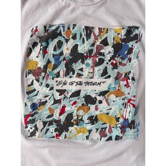 ONE OK ROCK Eye of the Storm T-shirt Bi-Lo MED White - Picture 2 of 7